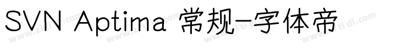 SVN Aptima 常规字体转换